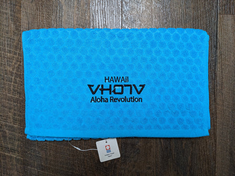 Custom Embroidered Imabari Sports Towel (Blue)