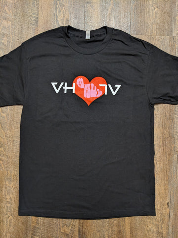 Adult "Maui" Heart Tee (Black/Red/Pink) - ALL SALES FINAL