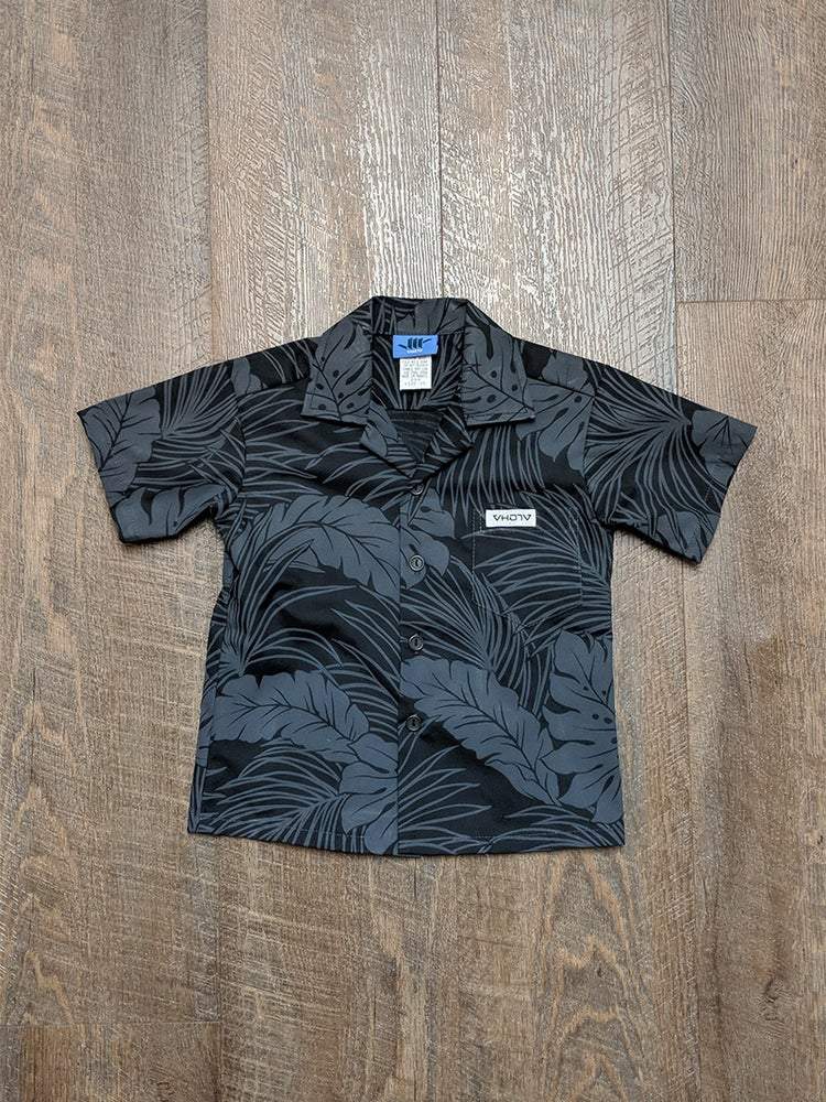 Keilani Boys Black Rayon Aloha Shirt main image 1