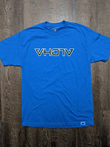 Adult Logo Tee (Blue/Black) Outline - VH07V