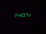 Snapback: Black/Glow in the Dark 3D Puff logo - VH07V