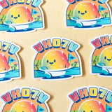 "Shave Ice" Slap Sticker