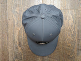 Snapback: Curved Bill, Pinched Front, Laser Perforated Performance Trucker (Charcoal)