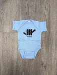 Infant Baby Rib Onesie Bodysuit (Baby Blue)