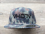 Snapback: Lauae Woodland Camo 3D Puff logo