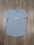 Ladies Triblend Relaxed Tee (Light Blue) ♻