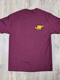 Adult "Mabuhay" Tee (Burgundy) - VH07V