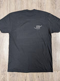 Fine Jersey Fitted "Volcano" Tee (Black)