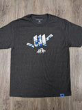 Adult "Hokusai" Tee (Charcoal Heather) - VH07V