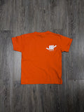 Keiki "Yellow Hibiscus" Tee (Orange)