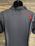 Adult Moisture Wicking Custom "Palaka" Polo (Black/Red Palaka)