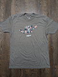 Fine Jersey Fitted "Irezumi" Tee (Warm Gray)