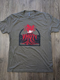 Fine Jersey Fitted "Volcano" Tee (Warm Gray)