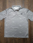 Adult Moisture Wicking Custom Diamond Polo (Silver)