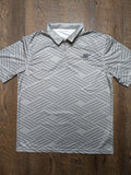 Adult Moisture Wicking Custom Diamond Polo (Silver)