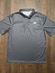 Adult Moisture Wicking Custom Diamond Polo (Graphite/Mint)