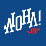 Adult "Aloha Dodgers" Tee (Blue) - VH07V