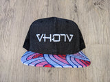 Snapback: Denim/Mosaic Mesh Trucker