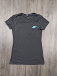 Ladies "Shave Ice" Crew Tee (Charcoal)