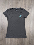 Ladies "Shave Ice" Crew Tee (Charcoal)