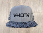 Snapback: Reflective Tribal with Black 3D Puff logo