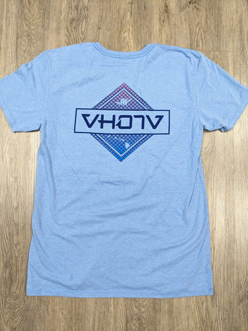 Fine Crew "Uroko" Tee (Light Blue Heather)