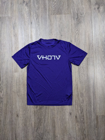 Keiki Moisture Wicking T-shirt (Purple/White)