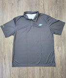 Adult Moisture Wicking Custom Diamond Polo (Graphite/Mint)