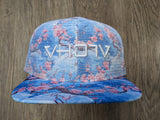 Snapback: Custom Sakura Meshover (White Thread) - VH07V