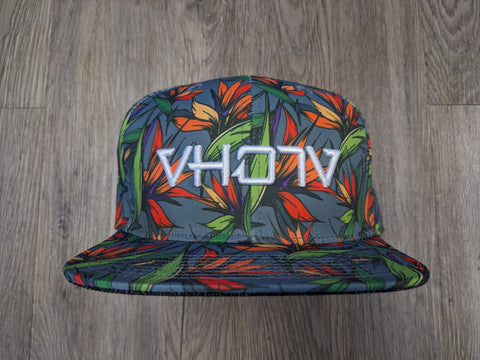 Snapback: Bird of Paradise 3D Puff logo (Full Color)