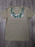 Fine Crew "Neck Lei" Tee (Sand) - VH07V