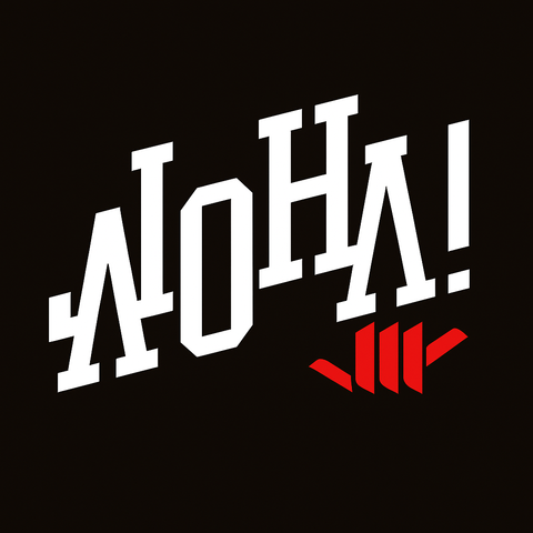 Adult "Aloha Dodgers" Tee (Black) - VH07V