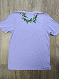 Fine Crew "Neck Lei" Tee (Purple) - VH07V