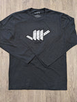 Fine Crew "Shaka Tribal" Long Sleeve Tee (Charcoal Heather)