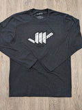 Fine Crew "Shaka Tribal" Long Sleeve Tee (Charcoal Heather)