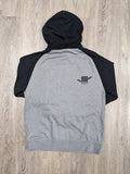 Raglan Pullover Sweatshirt (Heather Gray/Black)