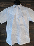 All White Floral Aloha Shirt - VH07V