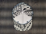 Snapback: Reflective Tribal with Black 3D Puff logo