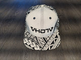 Snapback: Reflective Tribal with Black 3D Puff logo