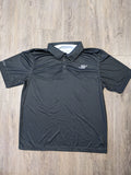 Adult Moisture Wicking Custom Seigaiha Polo (Carbon/Gray) - VH07V