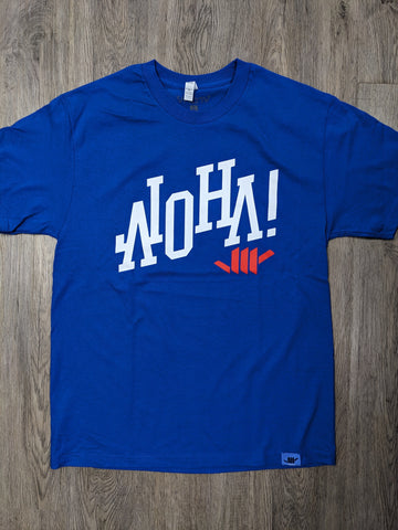 Adult "Aloha Dodgers" Tee (Blue) - VH07V