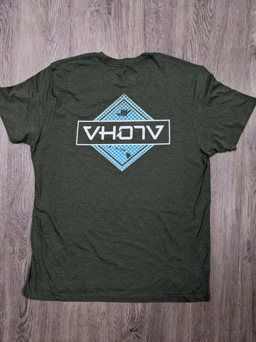 Fine Crew "Uroko" Tee (Military Green) - VH07V