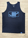 Adult Logo Tank (Navy) Shaka Emblem