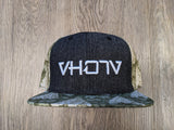 Snapback: Oakleaf Hydrangea w/ White 3D Puff logo
