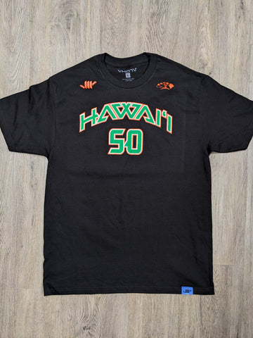 Adult "Hawaii Five-0" T-shirt Collab w/ HiLife (Black) - VH07V