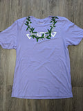 Fine Crew "Neck Lei" Tee (Purple) - VH07V