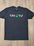 Fine Jersey Fitted "Lau Lau" Collab Tee (Charcoal) - VH07V