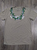 Fine Crew "Neck Lei" Tee (Tan)