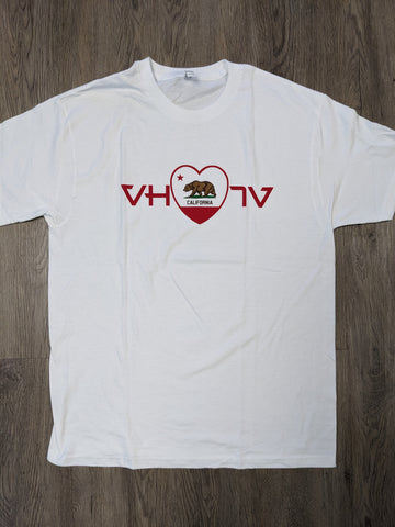 Adult "California Love" Tee (White)