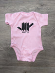 Infant Baby Rib Onesie Bodysuit (Pink)